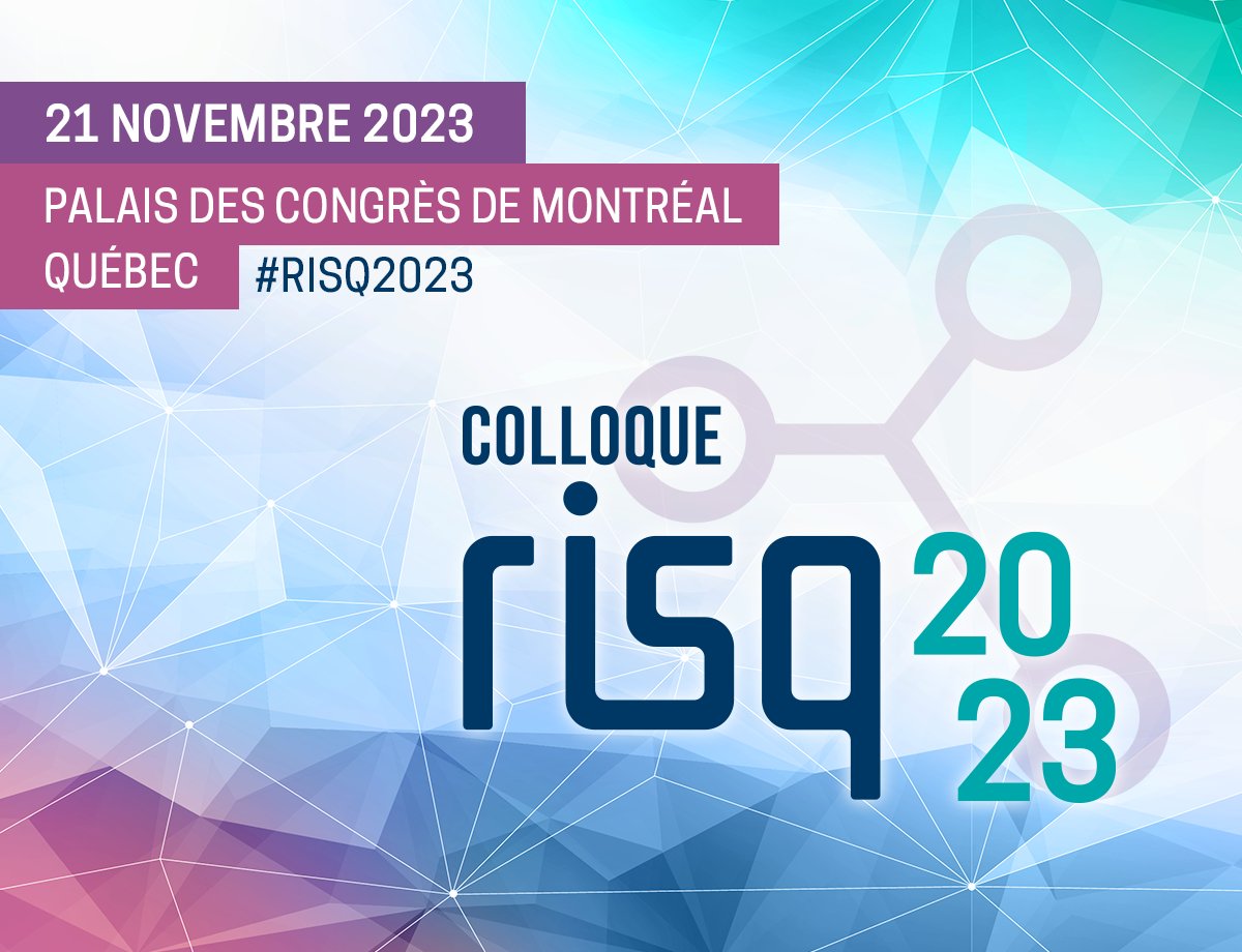 📣 Colloque RISQ 2023 
Retrouvez-nous autour de thématiques telles que la cybersécurité, l'infonuagique et le suivi des projets du RISQ. 
➡️ Inscriptions lève-tôt et programme à venir!
#risq #infonuagique #quebec #education #enseignementsuperieur #recherche #AI #RISQ2023  #NREN