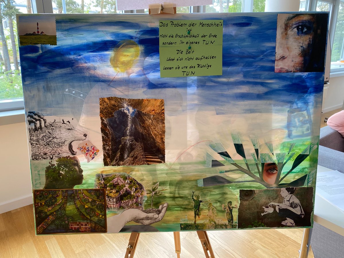 This peace of art will be hanging in my office soon …it was created at the  sustainability event at the German accident insurance in Dresden at the <a href="/dguv_iag/">IAG der DGUV</a> the last two days