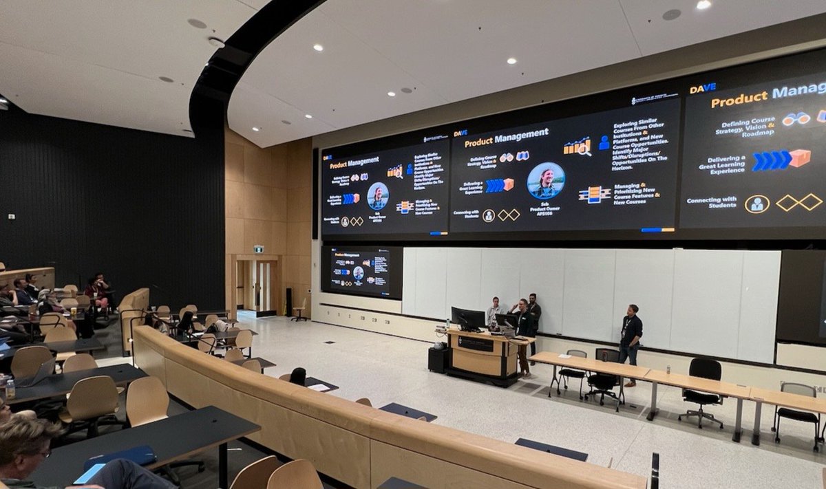 civmin's tweet photo. 💡 #CivMin Professors Sebastian D. Goodfellow, Kamran Esmaeili and MASc candidate Katia Ossetchkina presented today at #EdTechWorkshop2023: CTRL+Shift hosted by @uoftengineering. https://t.co/Iinom9ttgc