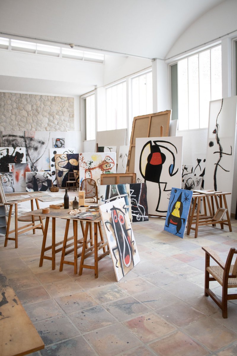 MartynWhiteLDN's tweet image. As part of the Untitled Art VIP tour in Mallorca, we headed to Fundació Miró Mallorca (@MiroMallorca) to see the exhibition on view and Miró’s studio.
 
#miro #untitledart #arttour #arttourmallorca #mallorca #fundaciomiromallorca #artstudio #arttour