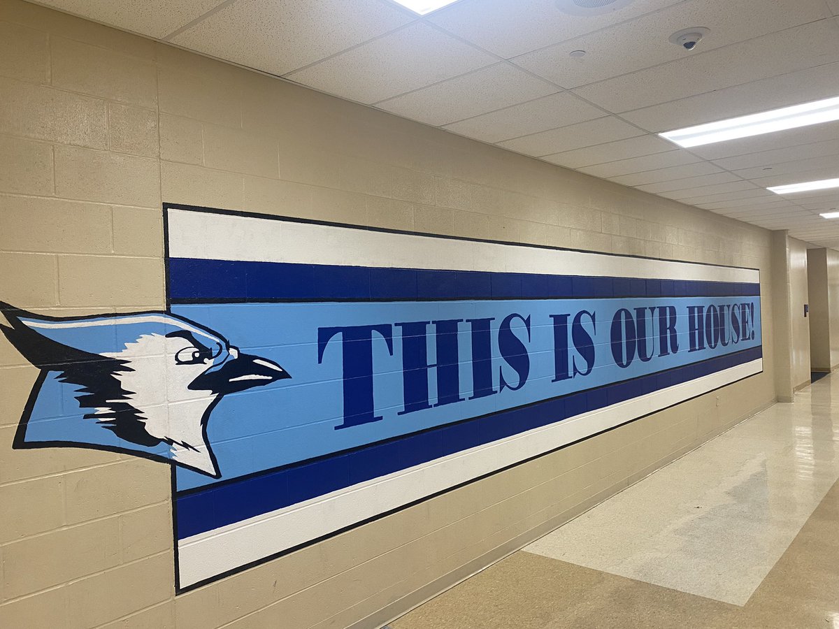 Art students with another fantastic job in bringing the walls of the HS to life! Great job by all!