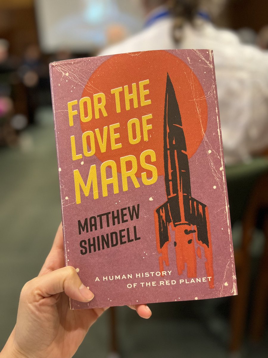 This week’s reading: “For the Love of Mars” by @matthewshindell 

@ExploreMars #humanstomars #space #mars #book #author