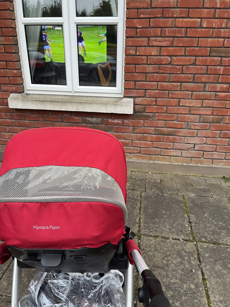 sportsdes's tweet photo. Anyone else walking a baby around the garden to get her asleep.?… while still watching the end of #Offaly v #Wexford in #Leinster Under 20 final?? Walking a very small circle! I’m hoping to be allowed back I for second half of # ManCity v #RealMadrid  #MCIRMA 😏 https://t.co/AyFJYBMxgy