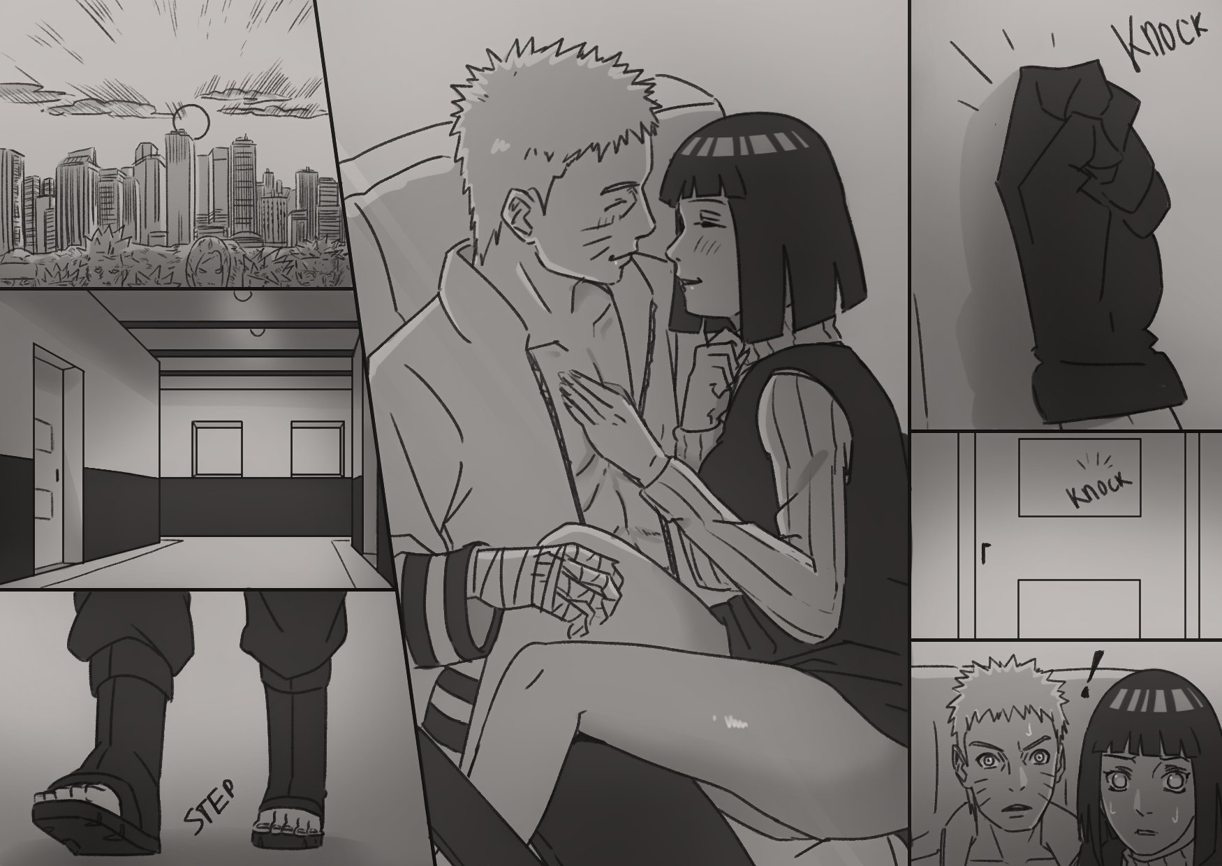 nanadaime on X: ๐๐๐ #naruto #boruto #naruhina #nsfw #art https