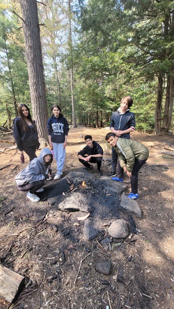 mrs_kitney's tweet image. Fire building @SebastianDPCDSB #grade8 #Classof2023