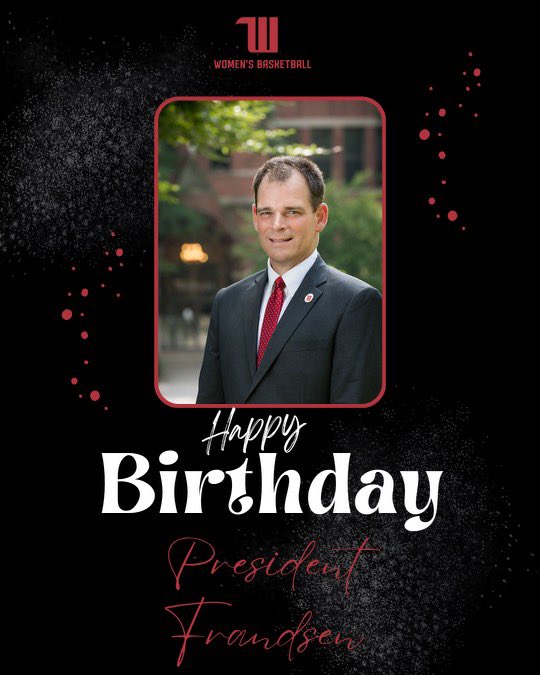 Happy Birthday, President Frandsen!! We hope you have a great day! 🎉 #TigerUp