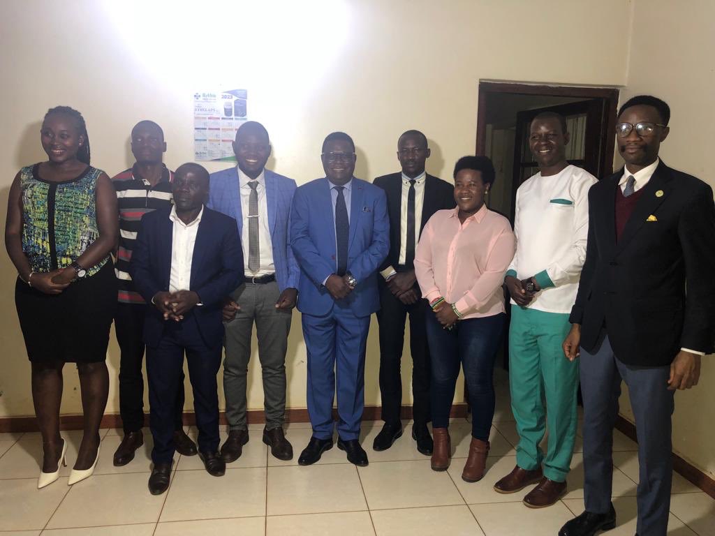 Earlier today, we held a constructive meeting with Minister of Justice &amp; Constitutional Affairs <a href="/norbertmao/">Norbert Mao</a> &amp; discussed a range of cross-cutting issues affecting youth in politics. We presented our policy proposals for consideration, &amp; demanded release of all political prisoners