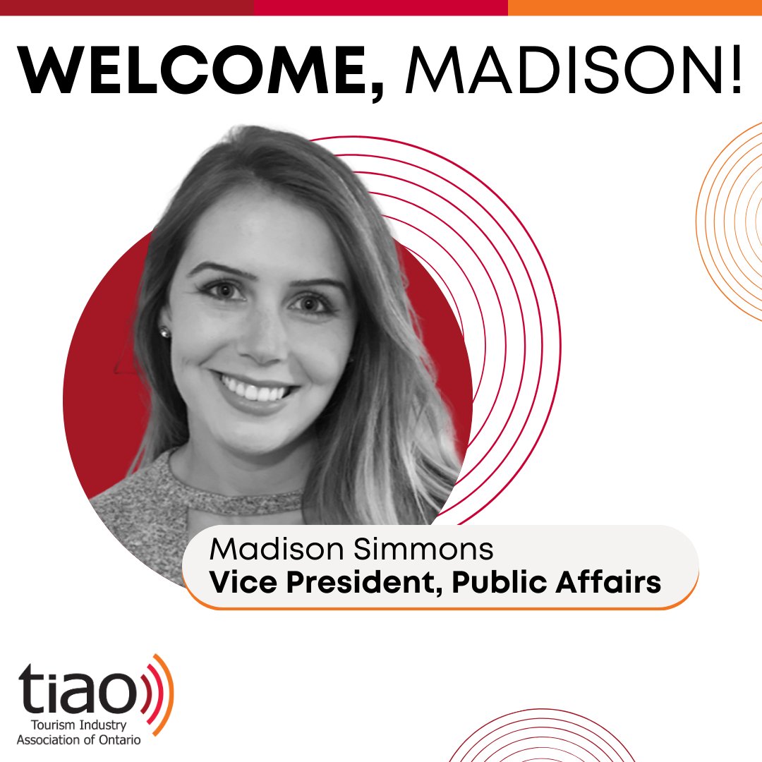 TIAOntario's tweet image. We’re thrilled to introduce our newest team member, Madison Simmons! As TIAO’s Vice President of Public Affairs, Madison Simmons brings over a decade of experience in public affairs, government relations, and association management, including 4 years spent working closely with…
