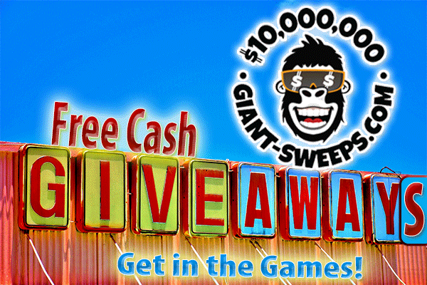realgiantsweeps's tweet photo. 💰Don't miss out! Win $$$ in our cash #giveaways tonight at midnight Eastern! Get your free chances to #win!
🐒Get in the #games today: https://t.co/MUwv9lhMZk
#CashIsKing #MoneyIsGood #GiveAway #WinnerTakeAll https://t.co/QU9GznGhDr