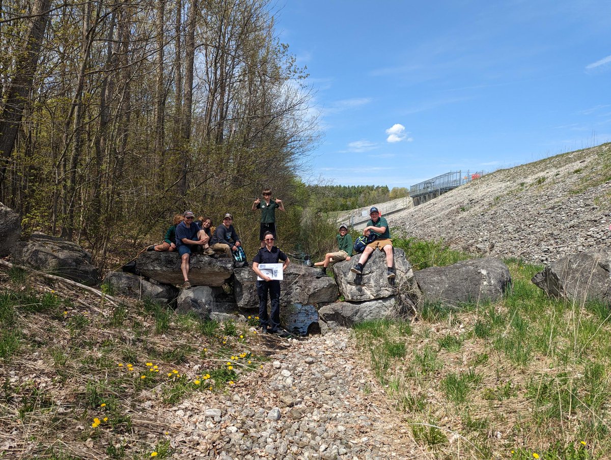 @MGH_Fire  joined Headwaters Academy onsite at OPG Dam 1 on Lake Eugenia to talk about Dam Safety, Emergency Response, and a brief history of the site @opg #LakeEugenia #DamSafety #EmergencyPreparednessWeek