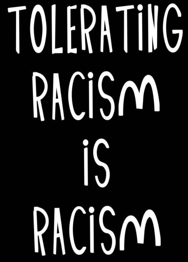 This is says it all #FightRacism at every turn!