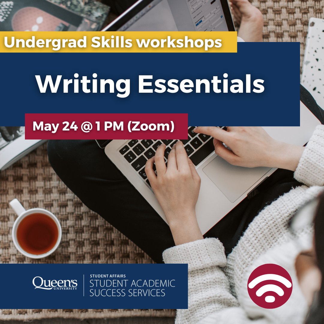 Are you hoping to improve your paper, lab report, or essay writing skills? 

Join us next week to chat about the essentials of academic writing at a Canadian university like Queen's! #linkinbio
