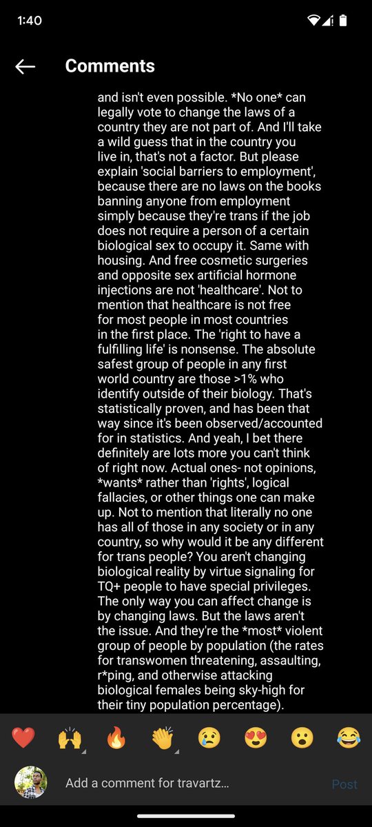 TheTerraRealm's tweet photo. #RedPilled #TransWomenAreMen #TransWomenAreConMen #MenNotWomen #WomensRights #WhatisAWoman #AdultHumanFemale #BiologyNotBigotry #BiologyisntBigotry #BiologyIsNotBigotry #LGBWithoutTheT #TransRights #TransRightsAreHumanRights #TransRightsAreSpecialPrivileges #Privilege #Narcissism https://t.co/w6rNIDdnrG