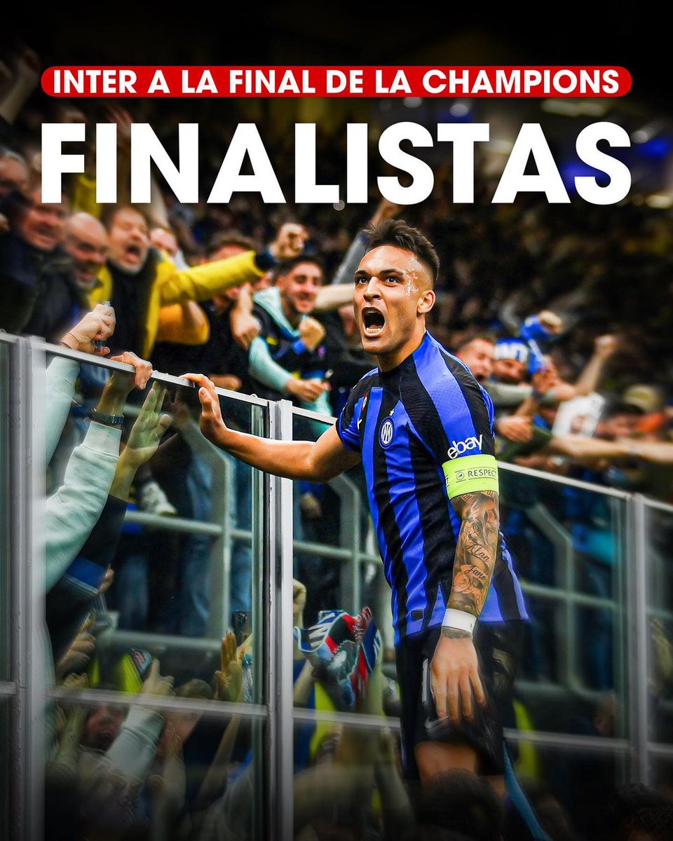 RitshardDyaz's tweet photo. ⚫️🔵 INTER DE MILÁN JUGARÁ UNA FINAL DE CHAMPIONS DESPUÉS DE 1️⃣3️⃣ AÑOS https://t.co/d6wMMTZBWP