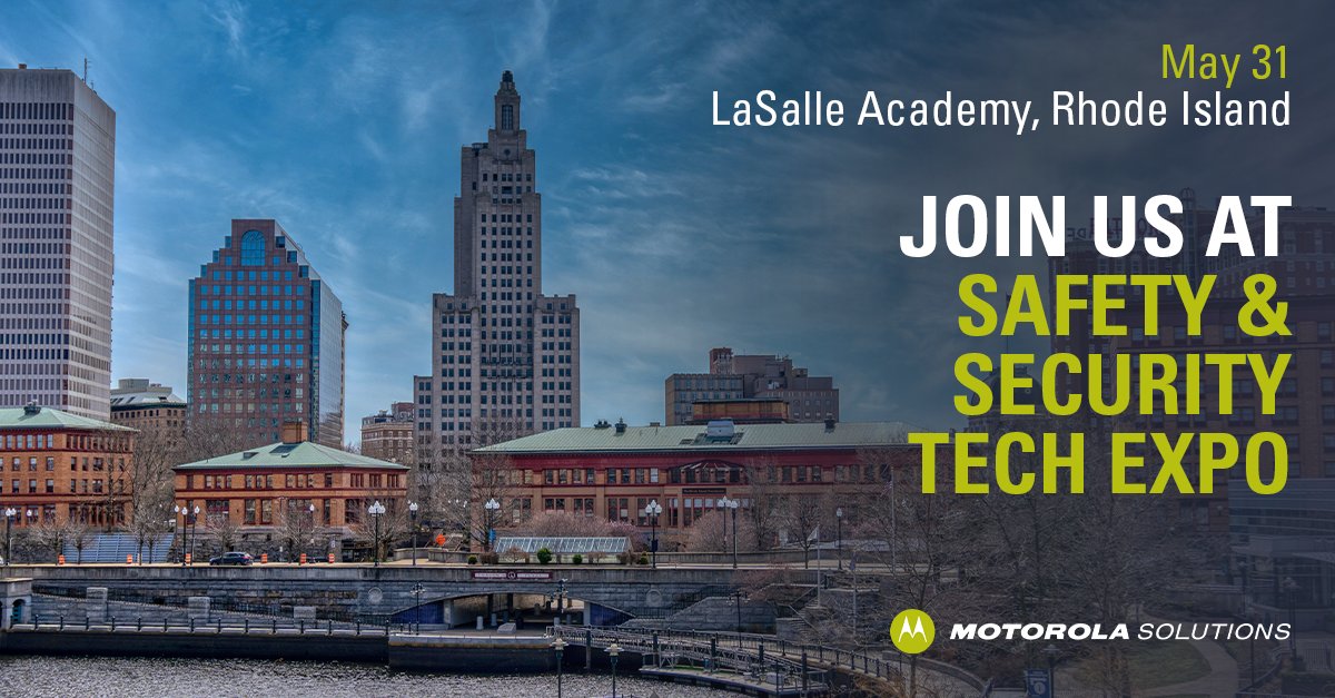 📅 May 31: Join @Avigilon at the #safety and #security tech expo in Rhode Island. See how our #VideoSecurity & #AccessControl tech, unified with #radio comms, can enhance #school, #healthcare & #PublicSafety. We’ll be showcasing: 👇