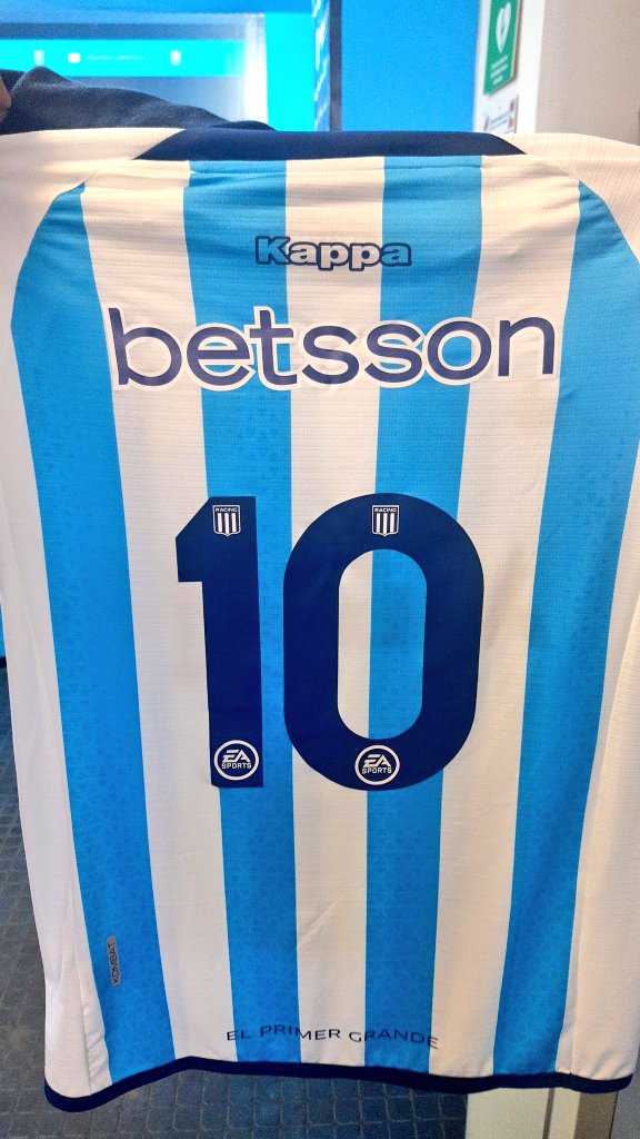 Argentina - Betsson brand to appear on shirts of Racing Club de Avellaneda  G3 Newswire SPORTS BETTING