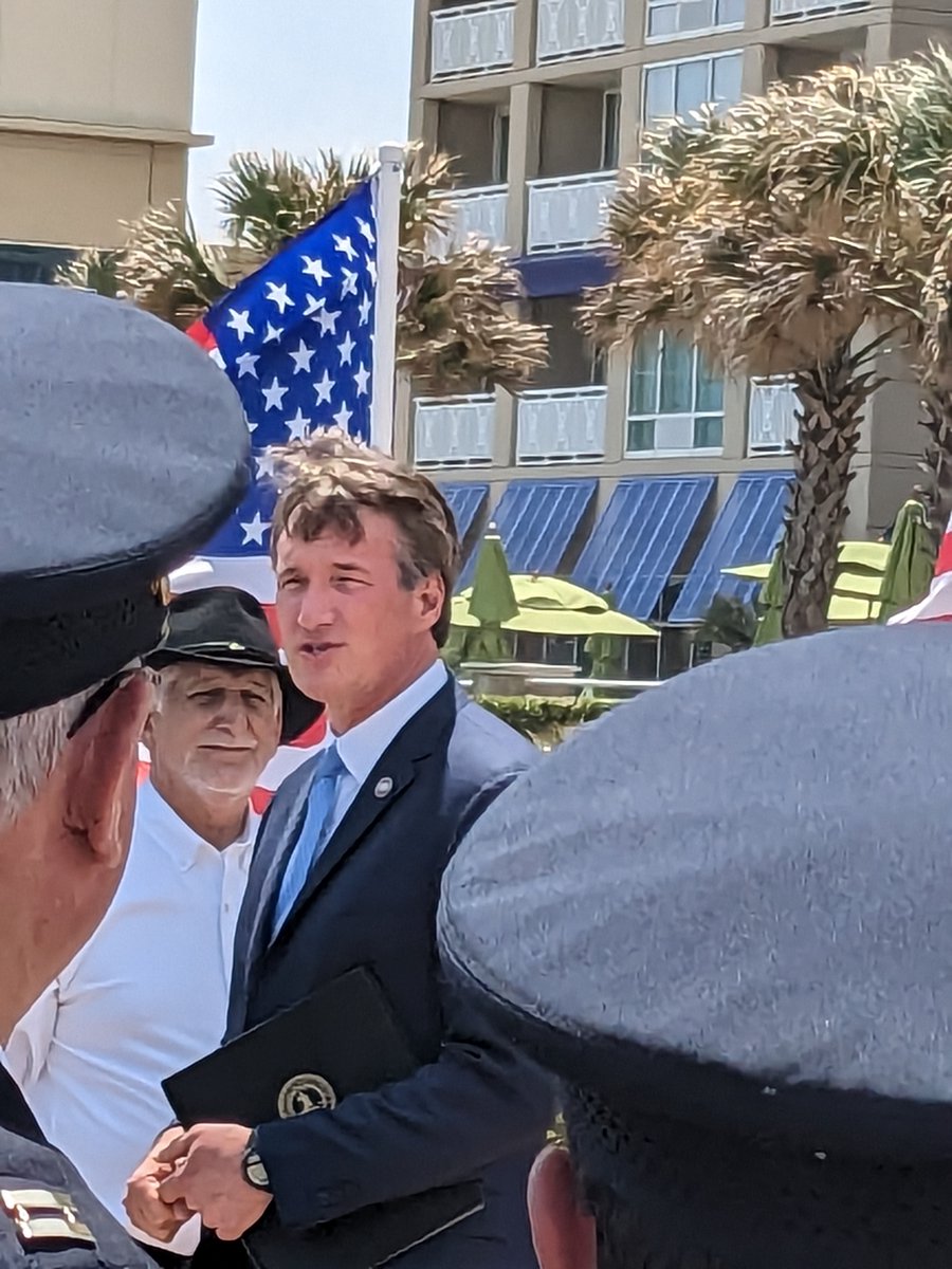 Today <a href="/VBPD/">Virginia Beach Police Department</a> honored our city's fallen at the memorial on our boardwalk. It was a perfect day to pay our respects to the fallen and their families. Thank you <a href="/GovernorVA/">Governor Glenn Youngkin</a> and <a href="/BobbyDyerVB/">Virginia Beach Mayor Bobby Dyer</a> for you words, as well as <a href="/PaulNeudigate/">Chief Paul Neudigate</a> <a href="/kenstolle/">Ken Stolle</a> . <a href="/VBSO/">VB Sheriff's Office</a>