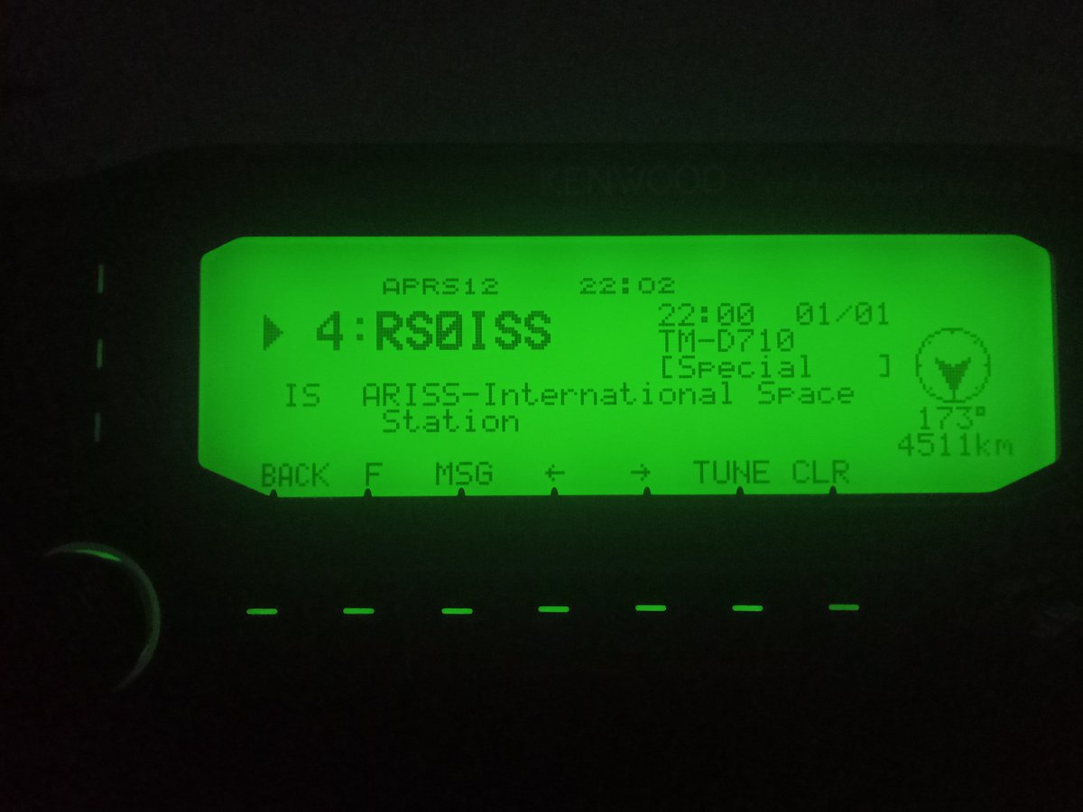 #ISS @Space_Station #aprs passe to the 20:00 #UTC , received from 🇪🇦 Grid #IN70CJ  #radioaficionados #radioamateur @ARISS_Intl @Space_Station @issfanclub 📻📡🛰️