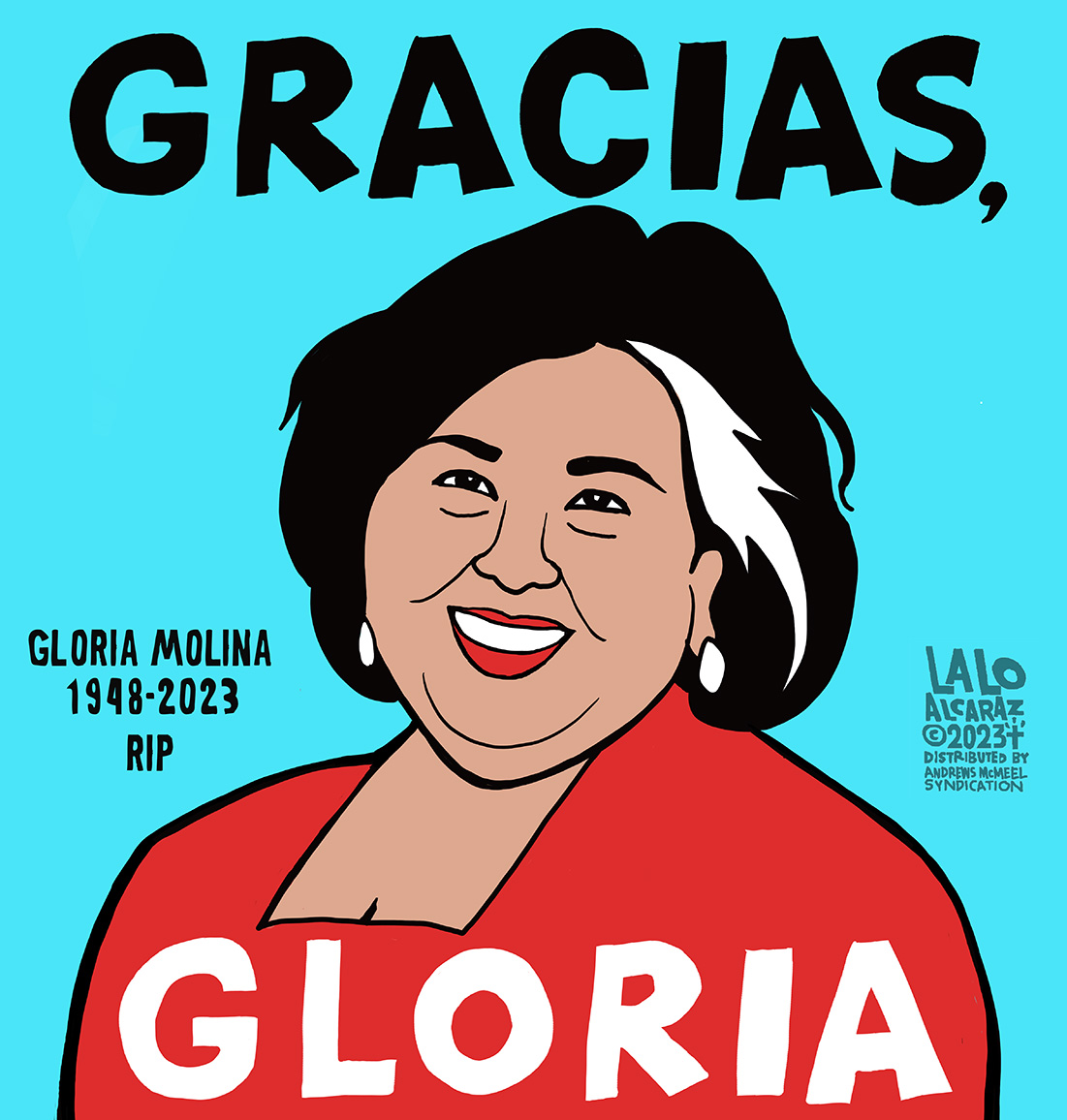 Thank you, Gloria Molina. Please share. RIP/QEPD