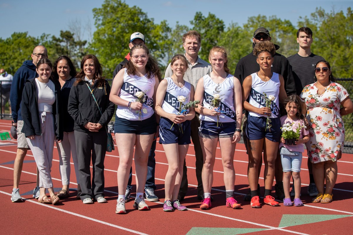 Senior Day for LHS Girls Outdoor Track &amp; Field. Thank you Seniors &amp; Parents/Guardians for your dedication and support of LHS Athletics #LHScolonelpride <a href="/GoECCAthletics/">ECC Athletics</a> <a href="/TheDayCTsports/">The Day sports</a>