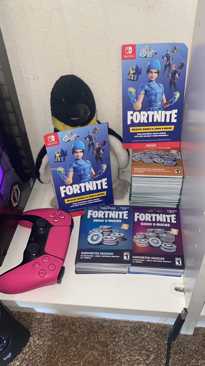 I have a couple Million Fortnite VBucks &amp; 2 Wildcats 🤠

Like this tweet if you need one of these codes 👇🏼