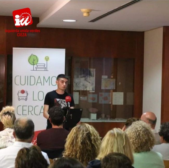 CiezaIu's tweet photo. Miguel Martínez (IU-Verdes de Cueza: quien desde el principio ha sido preciso y contundente con un “los jóvenes ‘pedimos paso’”.

https://t.co/EnIqHXDcSq https://t.co/ke1Dlavliq