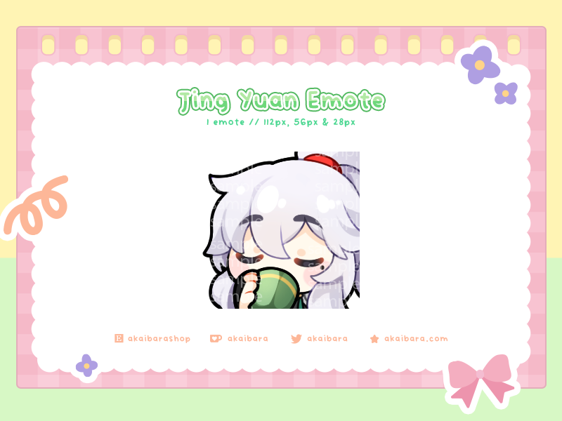 akaibara's tweet image. ✦ [F2U] Jing Yuan sip emote ✦
✦ RT's appreciated ✦
🡫 Download link in the comment below
#HonkaiStarRail