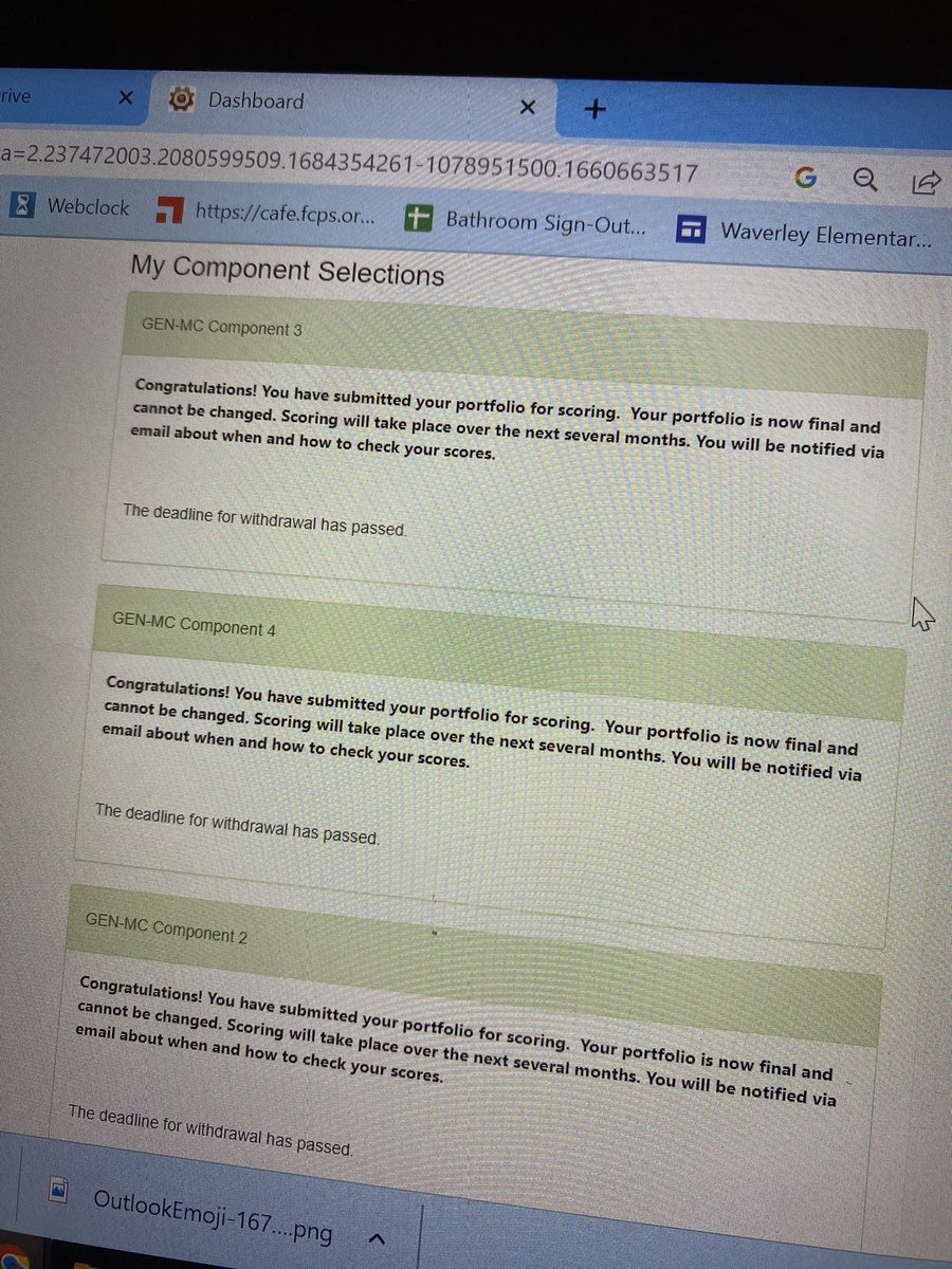 Officially submitted components 2-4 for the National Boards! Now just need to complete the component 1 test this weekend. 😬 #nbct @NBPTS