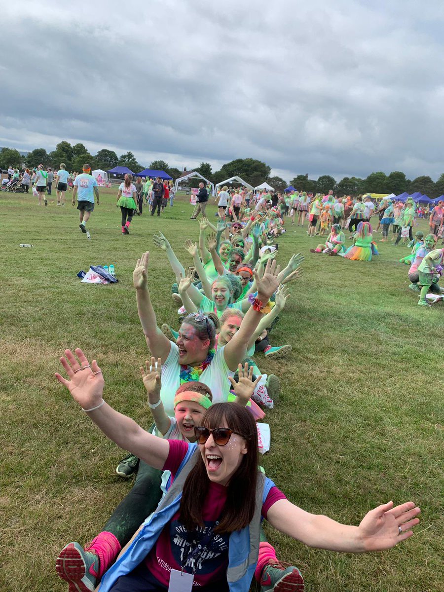 ClaireOvergate's tweet photo. My favourite @OvergateHospice event is right round the corner… are you a Colour Runner? Join us on Saturday 8th July - you won’t regret it!! 🌈 https://t.co/BR0aq0dKg6