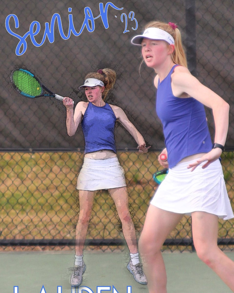 TennisGranger's tweet photo. Meet Tennis Senior Lauren Burgess!
Lauren played #2 Singles for the Lady Grangers this year, and had a record of 13-8 this season! While at LHS, Lauren was part of the Marching  Band.   Lauren plans to attend University of West Georgia and major in Nursing.
We L🎾OVE you Lauren!! https://t.co/YRRJBrMHLw