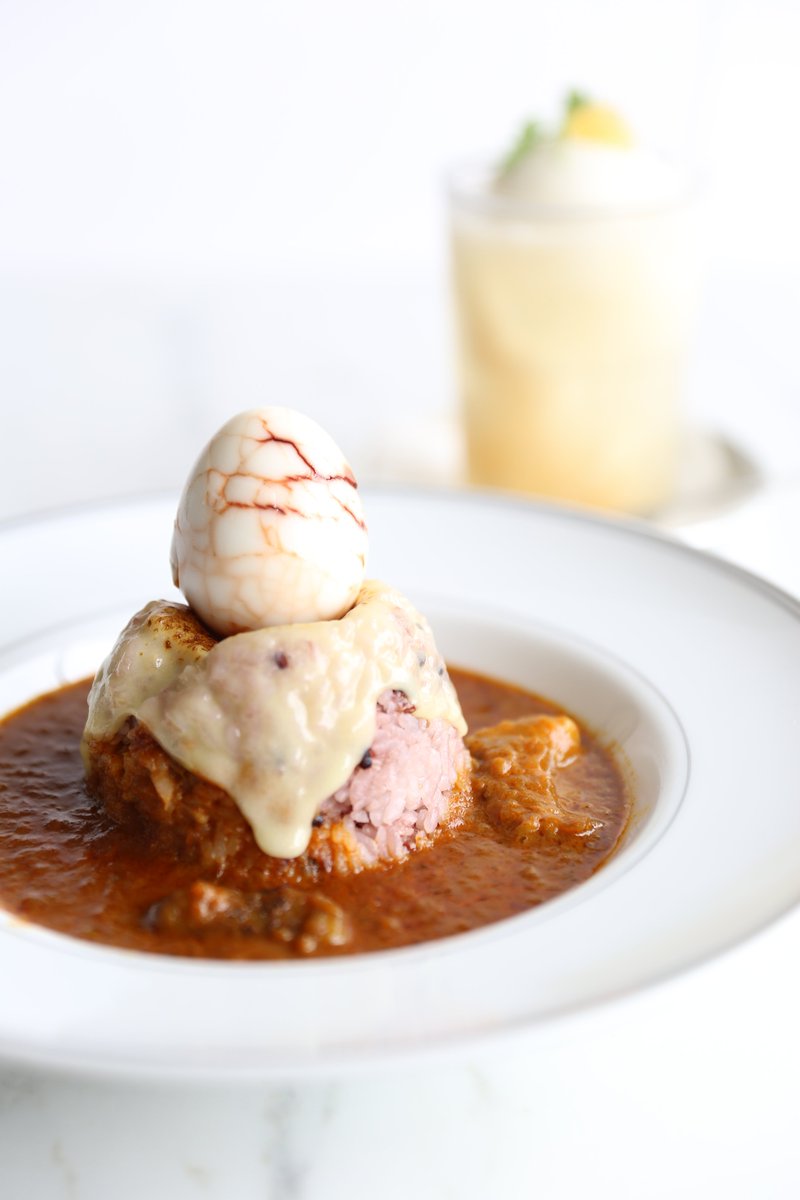 チーズ山カレー 恐竜のたまごトッピング

#♨☕

#嵐山クッキー
#ArashiyamaCookie 

#嵯峨野湯
#saganoyu