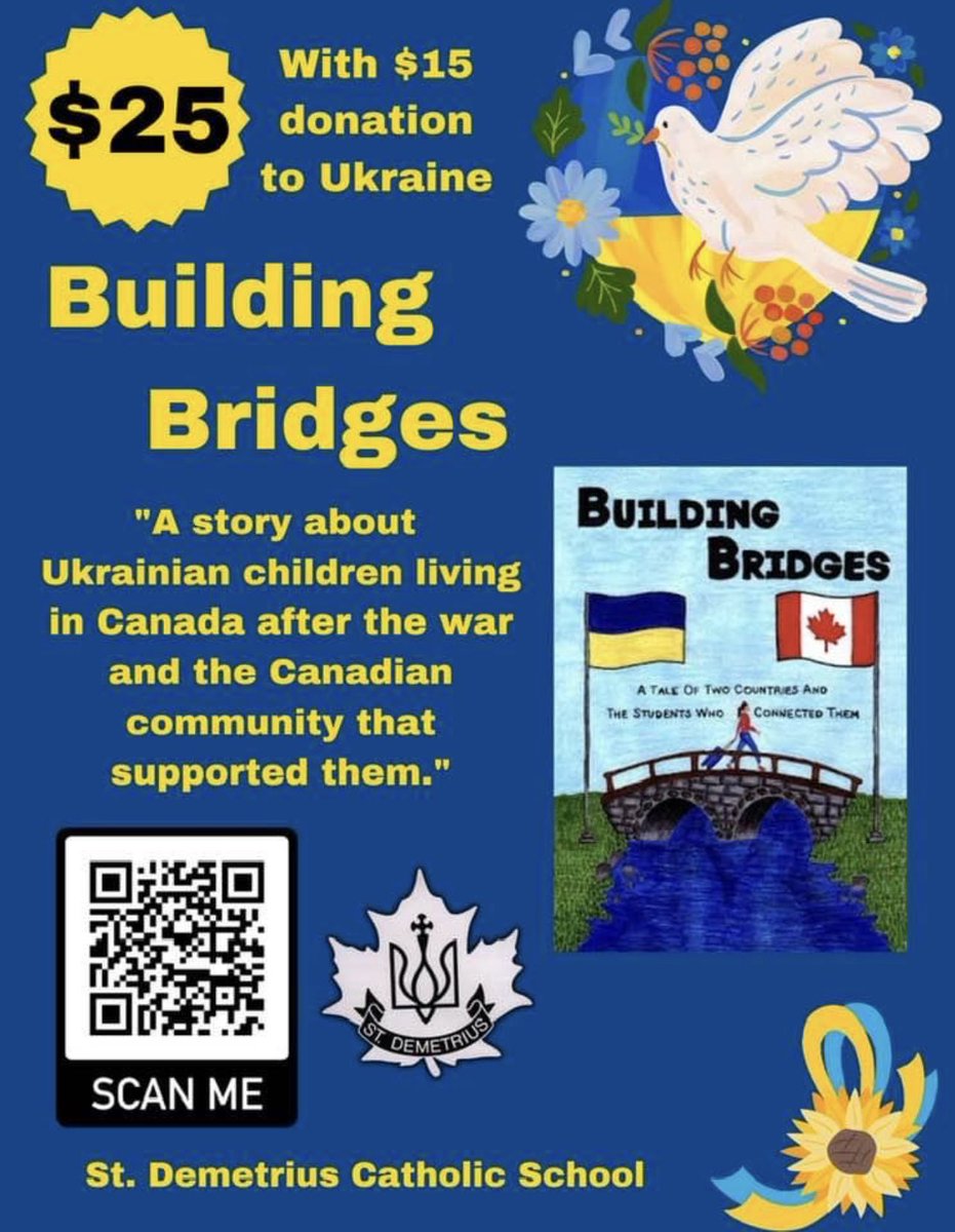 Markus4Ward2's tweet photo. BOOK LAUNCH on Thursday, June 1st - the International Day for Protection of Children. What a fitting day to launch this incredible book by our amazing children. Please support this worthy cause. Spread the word! 
https://t.co/xMMdHuchKR
Diakuyu! Thank you! Merci! 💙💛🇺🇦🇨🇦 https://t.co/Nl71lHFEXk