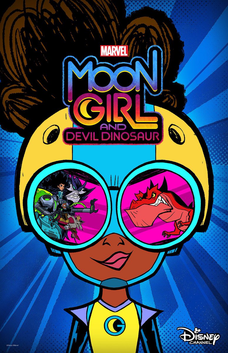 #cartoonoftheweek is Moon Girl and Devil Dinosaur!!! What could be better than a super smart girl and her sidekick T-Rex saving the day in NYC?!