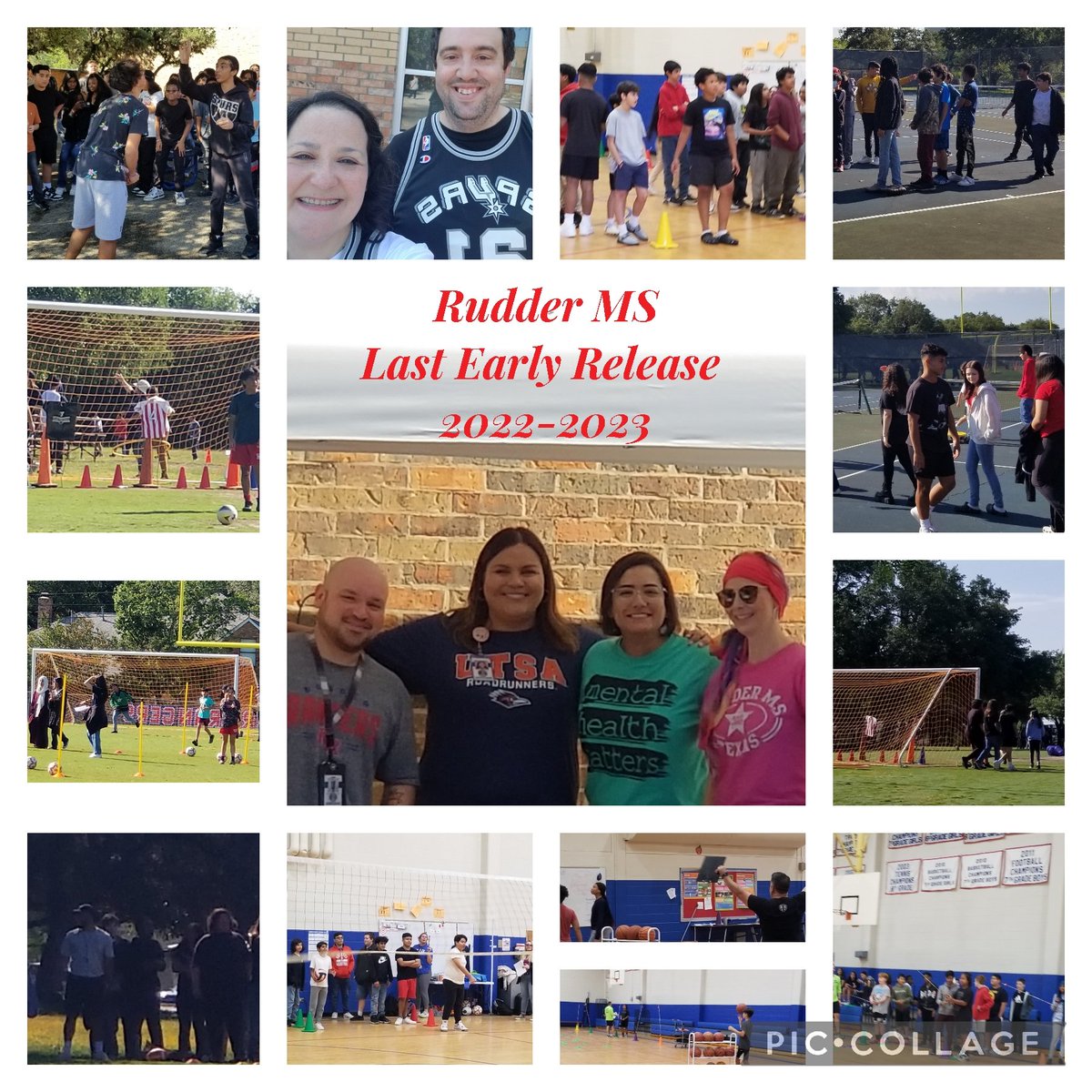 ♥️💙 Last Early Release in the books. Our Rudder coaches, counselors and teachers worked to make it one to remember. LEAD by building relationships with our Rangers ♥️💙 @EarlRudderMS #RangersLead #RudderStrong @pramireznisd @teachinitup @brandon_m_tate @MsCMLozano @MrVanlanham