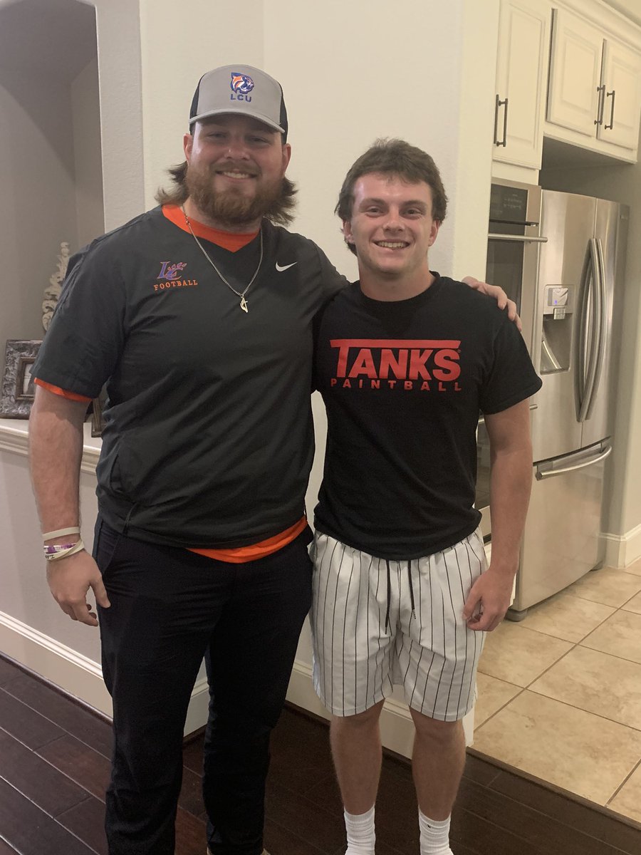 barretthudso's tweet photo. #AGTG After a great home visit and conversation with @CoachTXHop, I’m blessed to say that I’ve received my first offer to go play at Louisiana Christian University ! @7LHSFootball @_slick13_ @movement_doc_ @SLHSABC https://t.co/pAvf6Eco9j