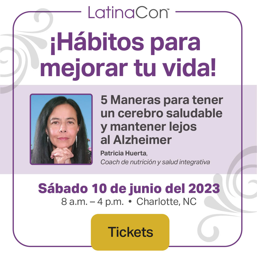 ¡Hábitos para mejorar tu vida! 🔝

#LatinaCon23 contará con la participación de Patricia Huerta,  donde hablará sobre como tener un cerebro saludable 🧠 

🎟️👉 latinacon.com/tickets/?utm_s…