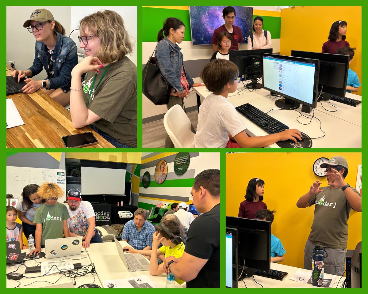 ThecoderschoolN's tweet photo. We had a great time at our Coder Fair!! Great job to everyone who presented and thank you to everyone who came out!!!! 💻📲👾

#thecoderschool #summerlin #summerlinlv #bestoflasvegas #lasvegaskids #kidscoding #vegaskidsfun #vegaskids #stemeducation #nevada #hendersonnv https://t.co/vAtS2EThEe