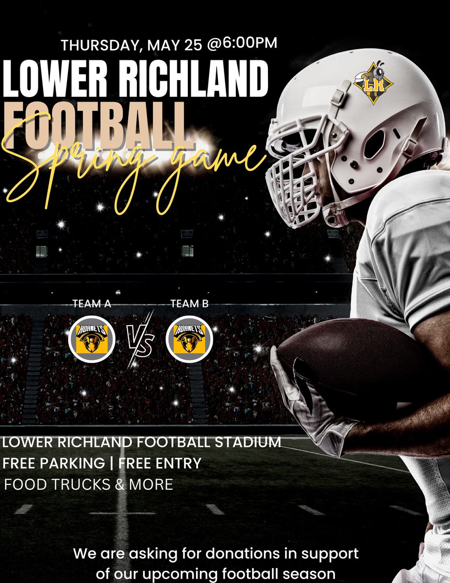 THE OL WHISPER (@theolwhisperx4) on Twitter photo Please come out and show your support. <a href="/DiamondHornetFB/">Lower Richland Football</a> <a href="/LRHathletics/">Lower Richland Athletics</a> <a href="/lrhsdhornets/">Lower Richland High School</a> <a href="/latayna_w/">Latayna Williams</a> Please come out and show your support. <a href="/DiamondHornetFB/">Lower Richland Football</a> <a href="/LRHathletics/">Lower Richland Athletics</a> <a href="/lrhsdhornets/">Lower Richland High School</a> <a href="/latayna_w/">Latayna Williams</a>