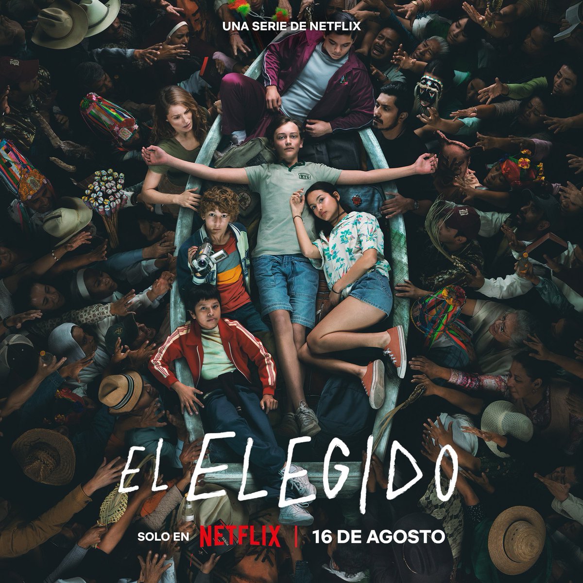 NetflixLAT's tweet photo. Jodie, un chico de 12 años en Baja California Sur, descubre que tiene poderes como los de Jesucristo. ¿Cómo usará sus nuevas habilidades? La serie 'El elegido', basada en la novela gráfica 'American Jesus', del escritor Mark Millar y el artista Peter Gross, llega el 16 de agosto. https://t.co/McOVhBwmEK
