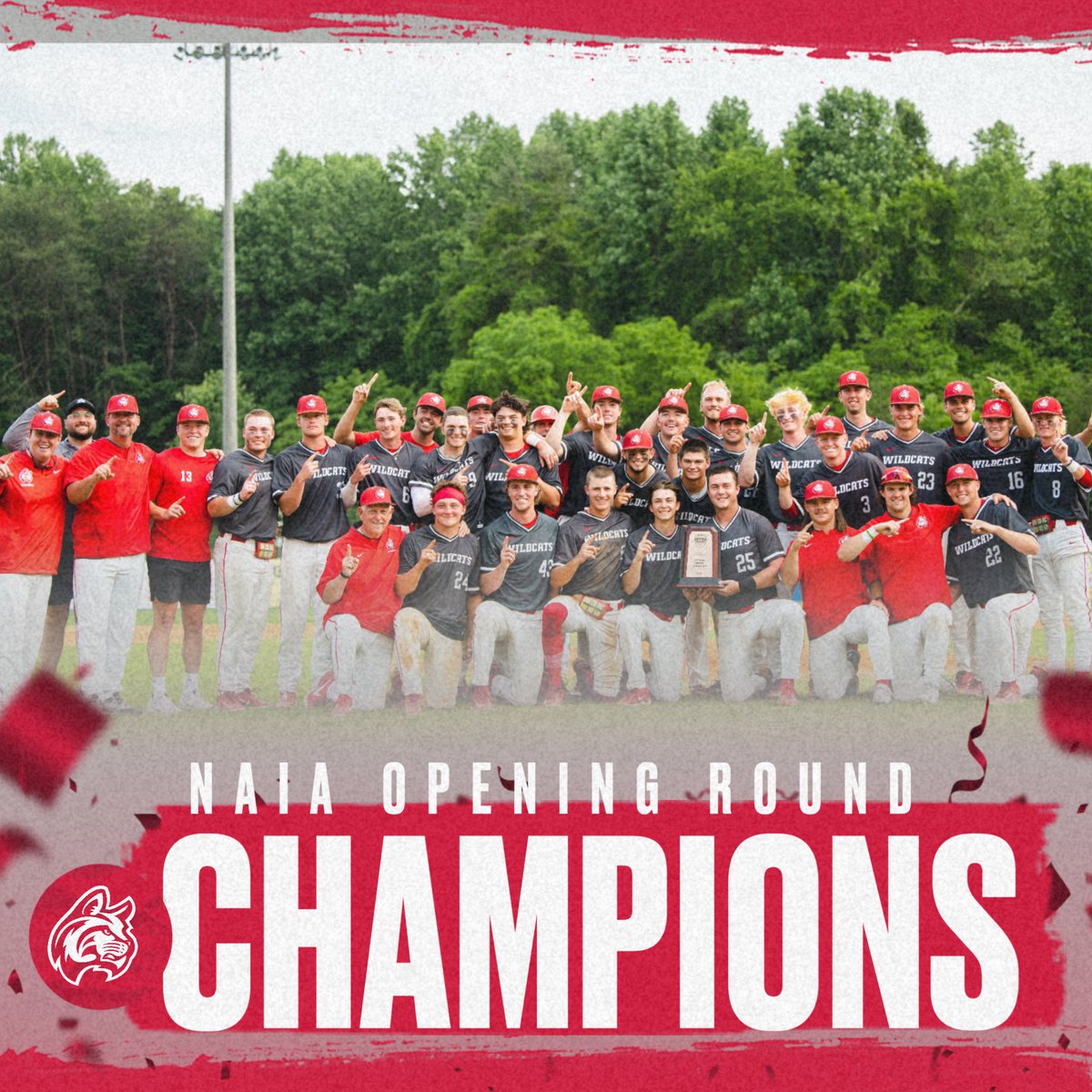 The Wildcats are the Kingsport Bracket champions!

Lucas Goodin hits 2 home runs to power IWU to the NAIA World Series!