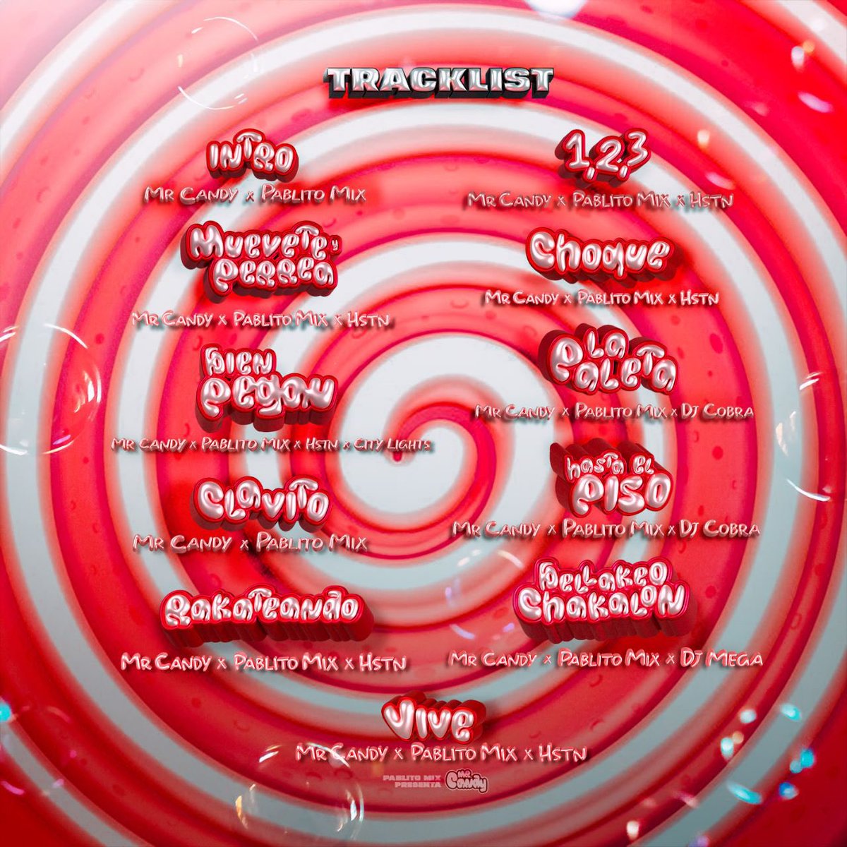 Oficialmente ya tenemos nuevo disco “El Mr Candy” 
Espérenlo prontoooooooo! 🍭