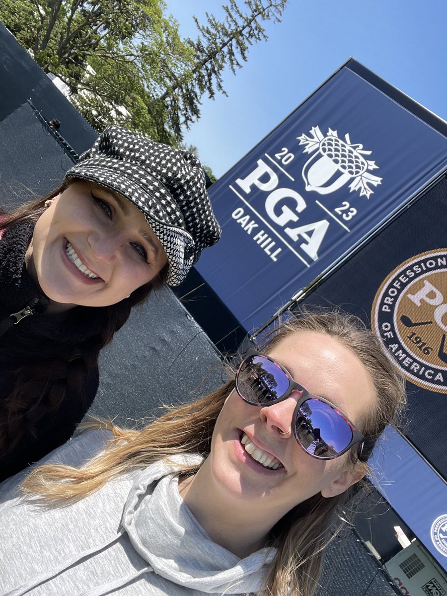 ostromecki's tweet photo. Was a cold one at the #PGAChampionship  in #rochester ~ hats and gloves but lots of sunshine too! ☀️ https://t.co/ekfTieyGVn