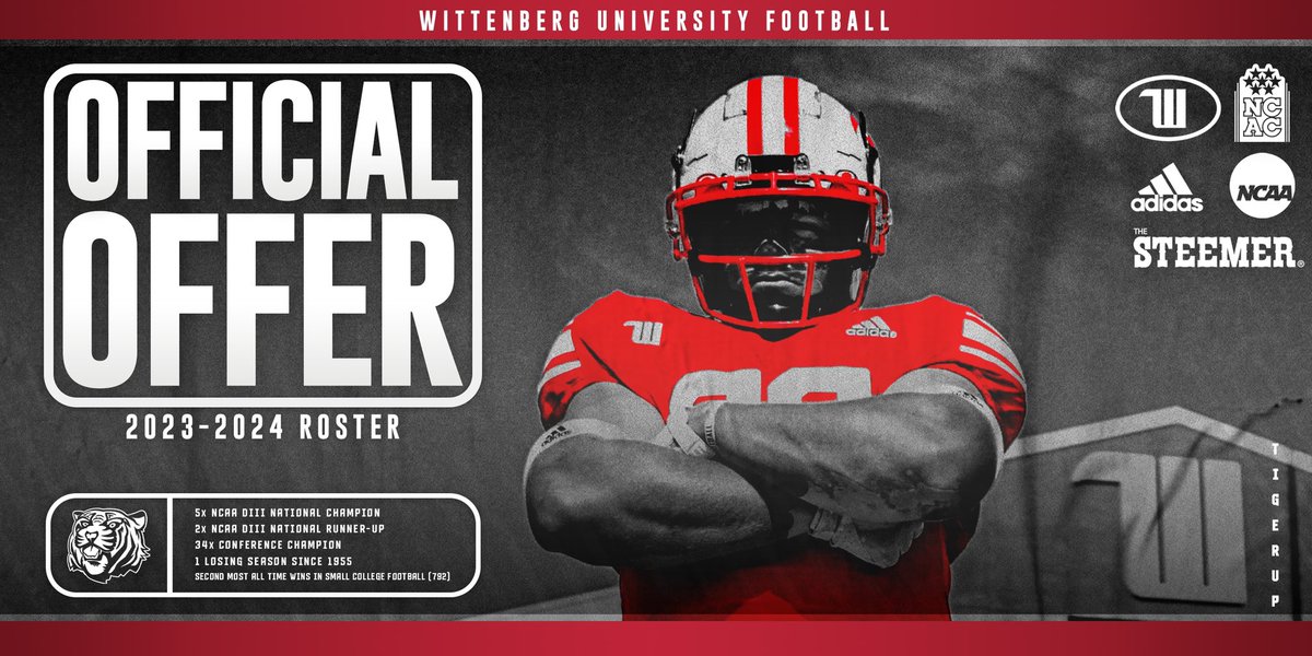 BraydenSpitler's tweet photo. After a great conversation with @rocanthony_ I am blessed and honored to receive an offer from Wittenberg University!! #TigerUp @WittFootball @CubsFootball https://t.co/To8RGlUkNO