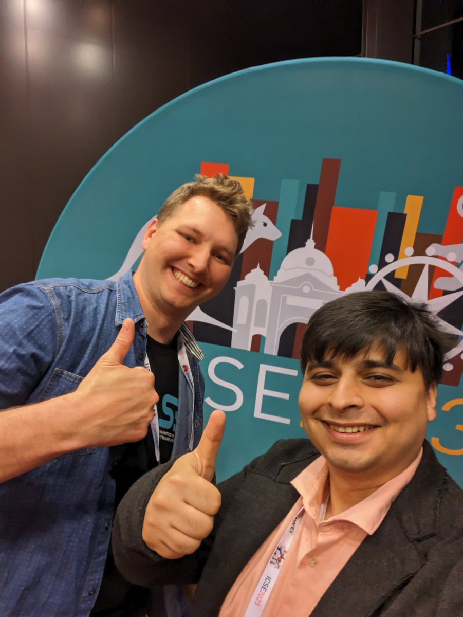 It was great to have a conversation with so many intelligent and interesting people yesterday at the <a href="/ICSEconf/">ICSE</a> .