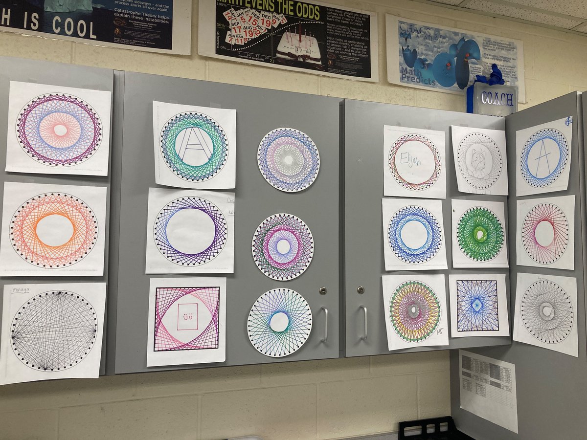 Latest edition of #mathart 

#mtbos
#iteachmath 

Students need to create.