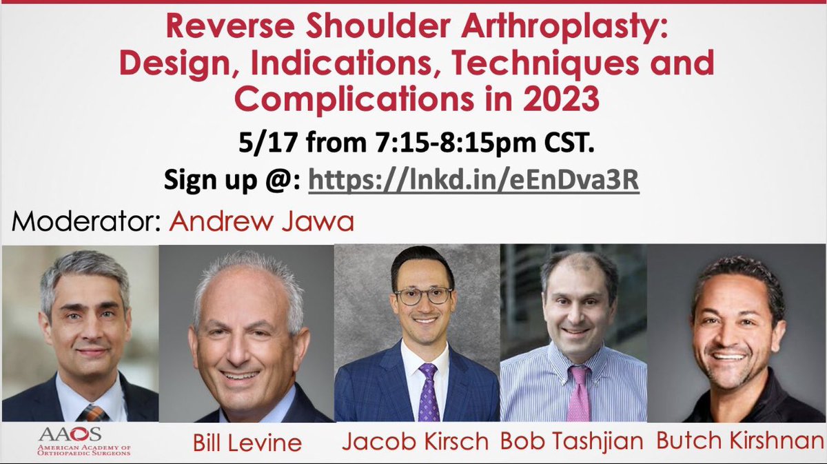 jennyk18_nj's tweet image. Another awesome webinar tonight by the @AAOS1 @ASESmembers talking all things Reverse TSA. Thank you to all the faculty for putting together a fantastic agenda and sharing your insight! #ASES #AAOS