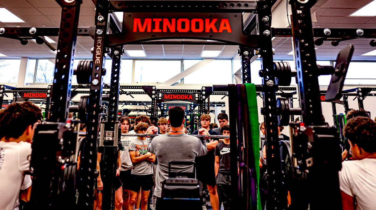 MinookaStrength's tweet photo. “The weight room is special because it only rewards those that work. It values tenacity over talent. It doesn’t care about ⭐️’s or playing time. It’s a sanctuary where athletes aren’t subject to scrutiny. It is an equal opportunity equalizer.”

Let’s see who’s took advantage…👀 https://t.co/zcJKSFqEDd