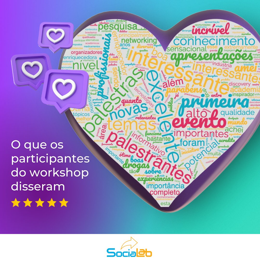 💜Agradecemos a todos que participaram e acreditaram em nossa missão de tornar a ciência mais acessível e colaborativa! 
Não conseguiu participar? Acesse o link abaixo ou em nosso perfil, e veja o workshop completo:
youtu.be/KucqXcwQObM

#compartilhesocialab #ciencia #science
