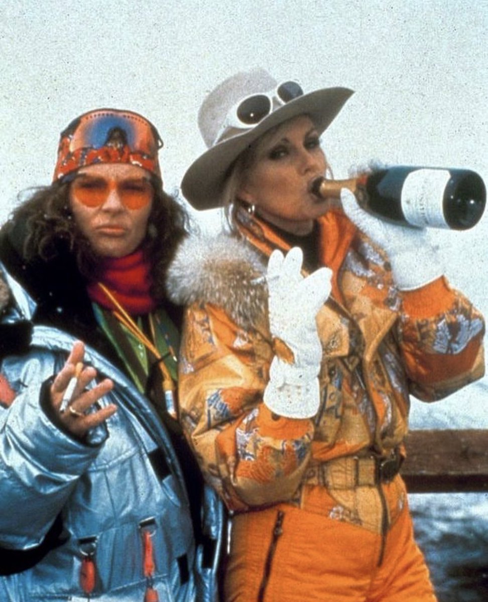 This is the best duo I’ve ever seen in a TV series: 
#AbFab