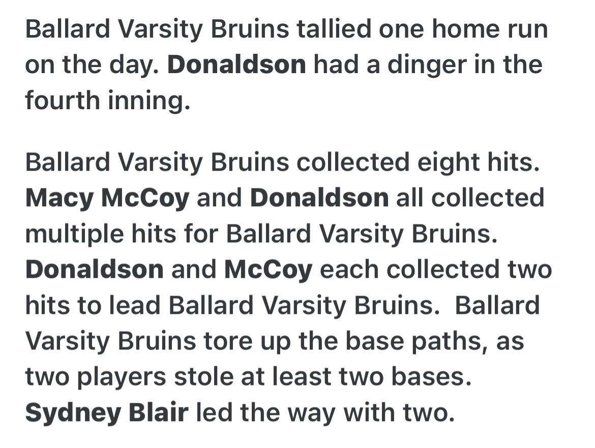 BallardSoftball's tweet photo. Great night for another district championship! https://t.co/AfQ1rFcEd2